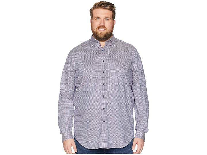 Robert Graham Big Tall Sealey Shirt (blue (tall)) Men's Clothing