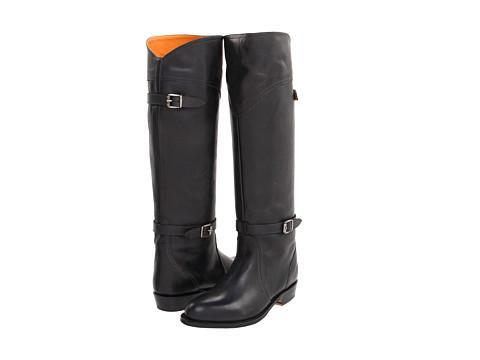 Frye Dorado Riding (charcoal Leather) Women's Pull-on Boots