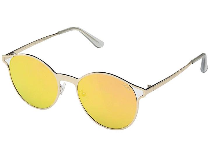 Quay Australia Here We Are (gold/rose) Fashion Sunglasses