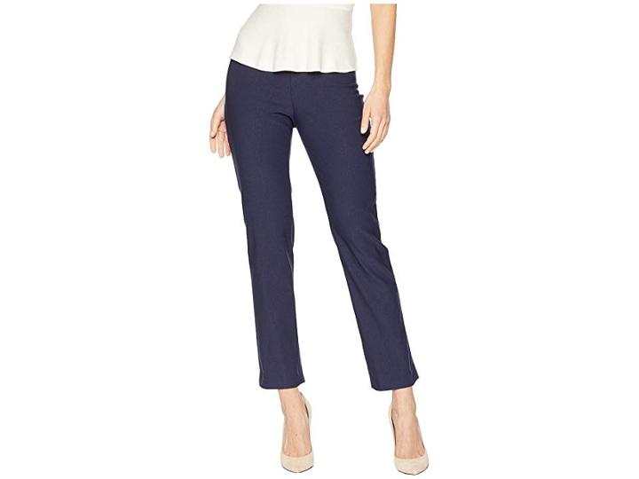 Nic+zoe Petite Wonderstretch Pants (dark Indigo) Women's Casual Pants