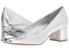 Michael Michael Kors Paris Mid Pump (silver) Women's Shoes