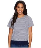 Carve Designs Jaden Shirt (anchor Caribbean Stripe) Women's Clothing