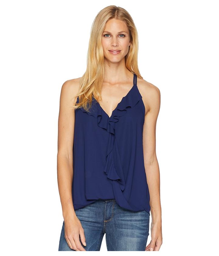 Rock And Roll Cowgirl Strap Tank Top B5-6088 (navy) Women's Sleeveless