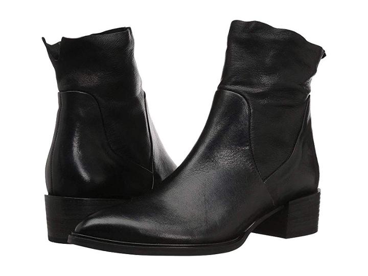 Paul Green Trey Boot (black Leather) Women's Boots