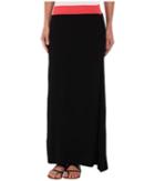 Gabriella Rocha Side Slit Maxi Skirt (coral/black) Women's Skirt