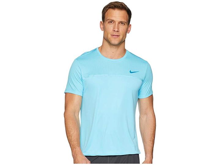 Nike Challenger Crew (lagoon Pulse/cobalt Tint/lagoon Pulse) Men's T Shirt