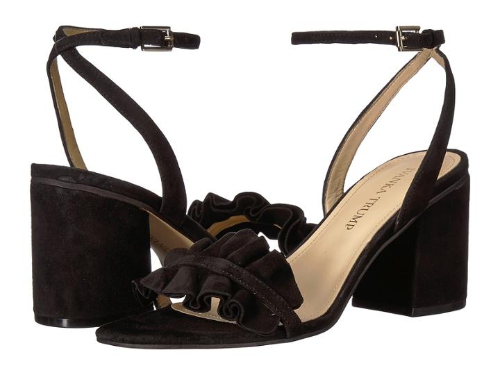Ivanka Trump Avea (black Suede) High Heels