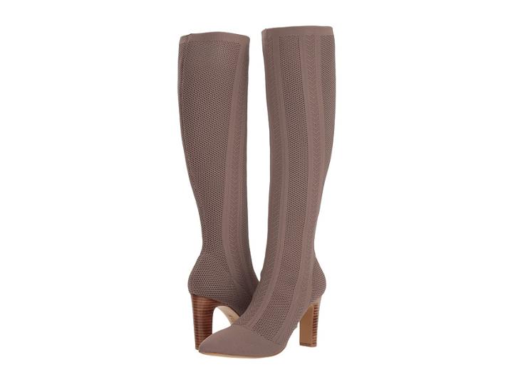 Charles By Charles David Davis (dark Taupe Herringbone Stretch) Women's Boots