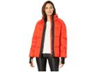 Steve Madden Waist Length Puffer (orange) Women's Coat