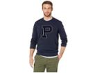 Polo Ralph Lauren Cp-93 Double Knit Tech Long Sleeve Sweater (aviator Navy) Men's Clothing