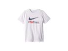 Nike Kids Dry Football T-shirt (little Kids/big Kids) (white) Boy's T Shirt