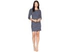 Joules Riviera Jersey Dress (hope Stripe French Navy) Women's Dress