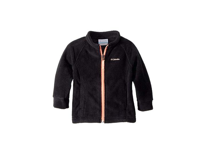 Columbia Kids Benton Springstm Fleece (infant) (black/tiki Pink) Girl's Fleece