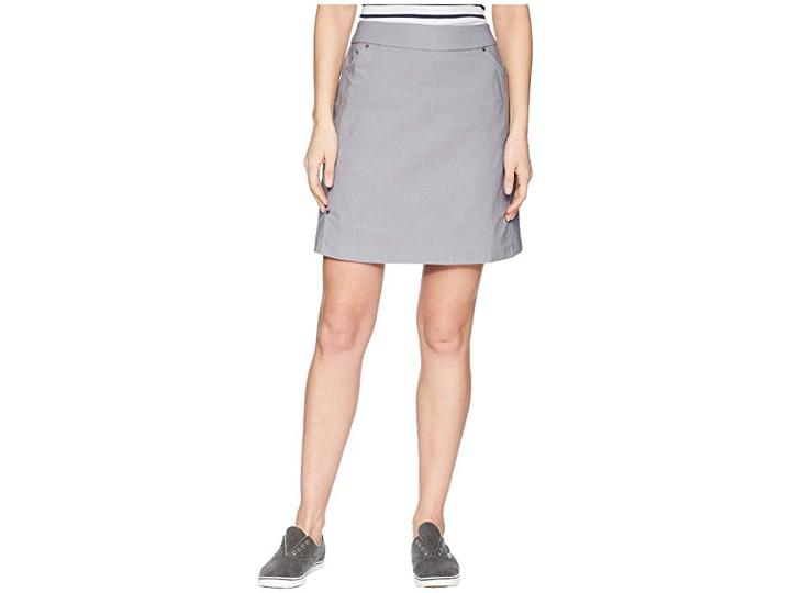 Tribal Stretch Bengaline 19 Pull-on Skort (gray) Women's Skort