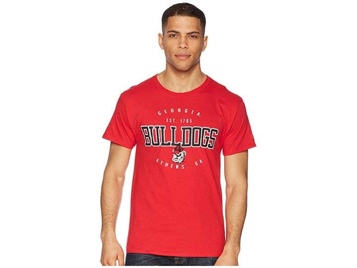 Champion College Georgia Bulldogs Jersey Tee (scarlet) Men's T Shirt