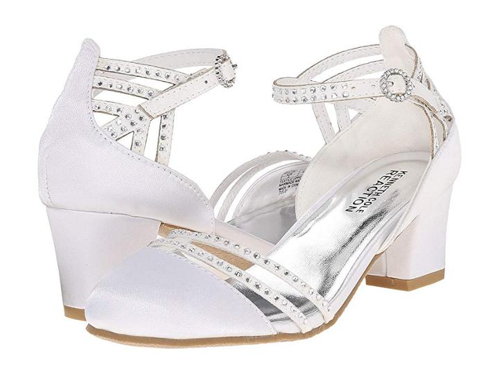 Kenneth Cole Reaction Kids Sarah Glam (little Kid/big Kid) (white) Girls Shoes