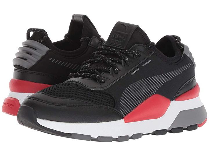Puma Kids Rs-0 Play (big Kid) (puma Black/puma Black/puma White) Boy's Shoes