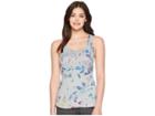 The North Face Shade Me Tank Top (high-rise Grey Leaf Print) Women's Sleeveless