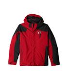 Spyder Kids Guard Jacket (big Kids) (red/black) Boy's Jacket