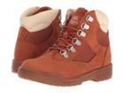Timberland Kids 6 Inches Leather/fabric Field Boot (little Kid) (burnt Sienna) Kids Shoes