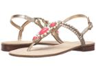 Lilly Pulitzer Sole Seaurchin Sandal (gold Metal) Women's Sandals