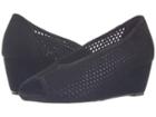 Vaneli Warp (black Suede) Women's Wedge Shoes