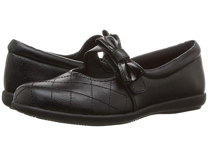 Rachel Kids Eloise (little Kid/big Kid) (black Smooth) Girl's Shoes