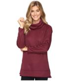 Exofficio Tatra Reversible Pullover (brandy) Women's Long Sleeve Pullover
