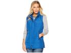 Tribal Puffer Vest W/ Zipper Detail (marine) Women's Vest