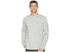 Vineyard Vines Long Sleeve Overdyed Heather Tee (gray Heather) Men's T Shirt