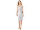 Adrianna Papell Halter Short Dress (silver) Women's Dress