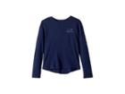 Vineyard Vines Kids Long Sleeve Slub Whale T-shirt (toddler/little Kids/big Kids) (deep Bay) Girl's T Shirt