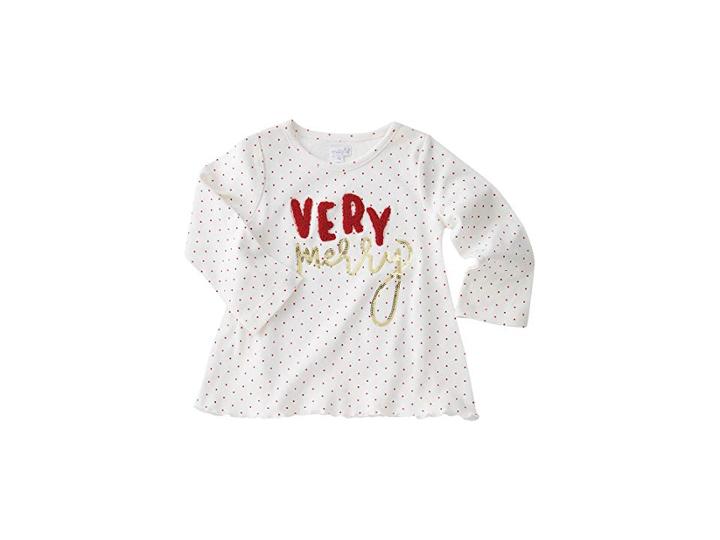 Mud Pie Very Merry Dazzle Tunic (infant/toddler) (red) Girl's Blouse