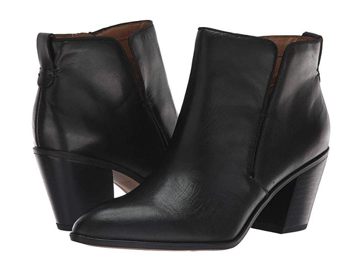 Franco Sarto Orchard (black Bally Leather) High Heels