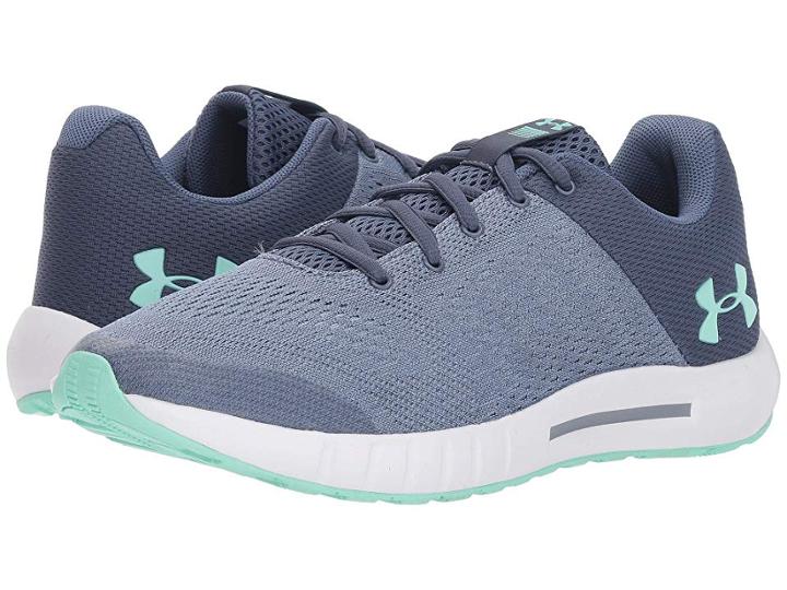 Under Armour Kids Ua Ggs Pursuit (big Kid) (utility Blue/washed Blue/crystal) Girls Shoes