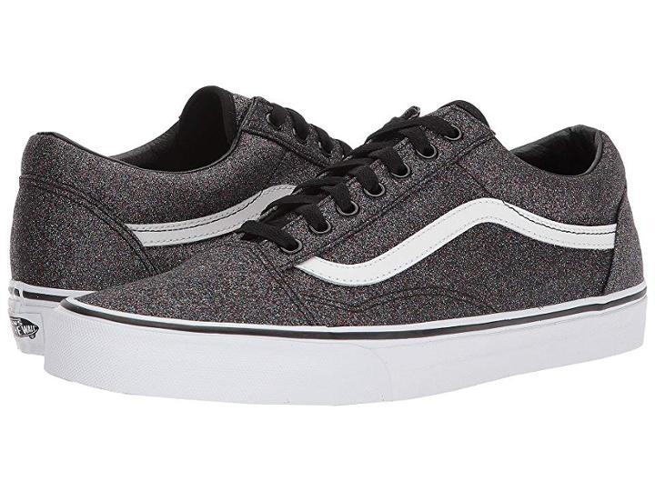 Vans Old Skooltm ((glitter) Rainbow Black) Skate Shoes