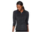 Columbia Glacialtm Iv Print 1/2 Zip (black Tweed) Women's Clothing