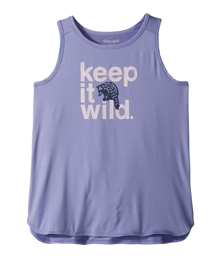 Columbia Kids Outdoor Elements Tank Top (little Kids/big Kids) (fairytale Wild Graphic) Girl's Sleeveless