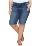 Lucky Brand Plus Size Ginger Bermuda Shorts In Sunbeam (sunbeam) Women's Shorts