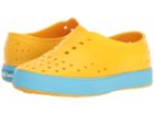 Native Kids Shoes Miller (little Kid) (groovy Yellow/surfer Blue) Kid's Shoes