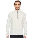 Tommy Bahama Reversible Flip Side Classic 1/2 Zip Pullover (cloud Heather) Men's Clothing
