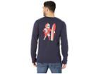 Reyn Spooner Sun Man Long Sleeve T-shirt (navy) Men's T Shirt