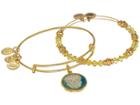 Alex And Ani Art Infusion Set, Calavera Bracelet (gold) Bracelet