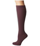 Nike High Intensity Over The Calf Training Socks (purple Shade/metallic Silver/bleached Lilac) Women's Knee High Socks Shoes