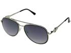 Guess Gf0344 (shiny Light Nickeltin/gradient Smoke) Fashion Sunglasses