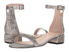 Stuart Weitzman 35lessnudist (argento Pleated Lurex) Women's Shoes