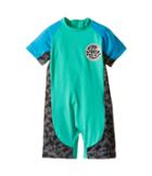 Rip Curl Kids Aggrolite Spring (infant/toddler/little Kids) (aqua) Boy's Wetsuits One Piece