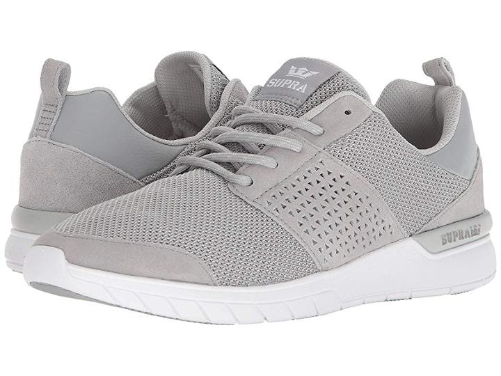 Supra Scissor (light Grey/white) Men's Skate Shoes