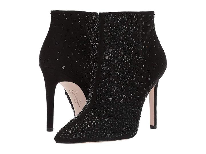Jessica Simpson Prexton (black Deluxe Microsuede) Women's Dress Boots