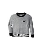 True Religion Kids Marled Pullover Sweater (toddler/little Kids) (heather Grey) Boy's Sweater